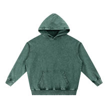 Snow Wash Hand - Frayed Heavyweight Hoodie - Goth Cloth Co.251217PODRA1607001