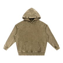 Snow Wash Hand - Frayed Heavyweight Hoodie - Goth Cloth Co.251217PODRA1607021