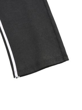 Snow Washed Contrast Tape Sweatpants - Goth Cloth Co.251217PODPX0931005