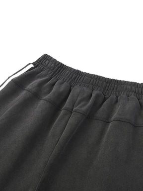Snow Washed Contrast Tape Sweatpants - Goth Cloth Co.251217PODPX0931005
