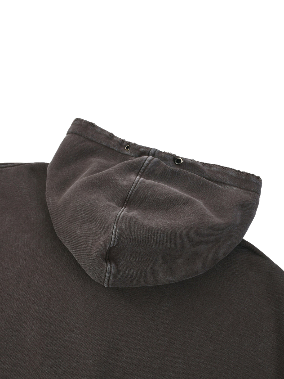 Snow Washed Distressed Panel Pocket Hoodie - Goth Cloth Co.251217PODRB1299016