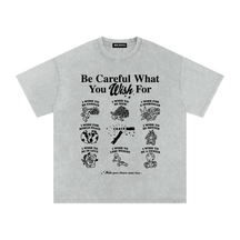 Snow Washed Oversized Cotton T-Shirt - Goth Cloth Co.260814PODPQ2672025