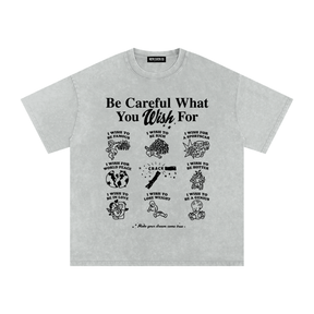 Snow Washed Oversized Cotton T-Shirt - Goth Cloth Co.260814PODPQ2672025