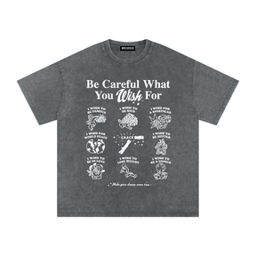 Snow Washed Oversized Cotton T-Shirt - Goth Cloth Co.260814PODPQ2675007