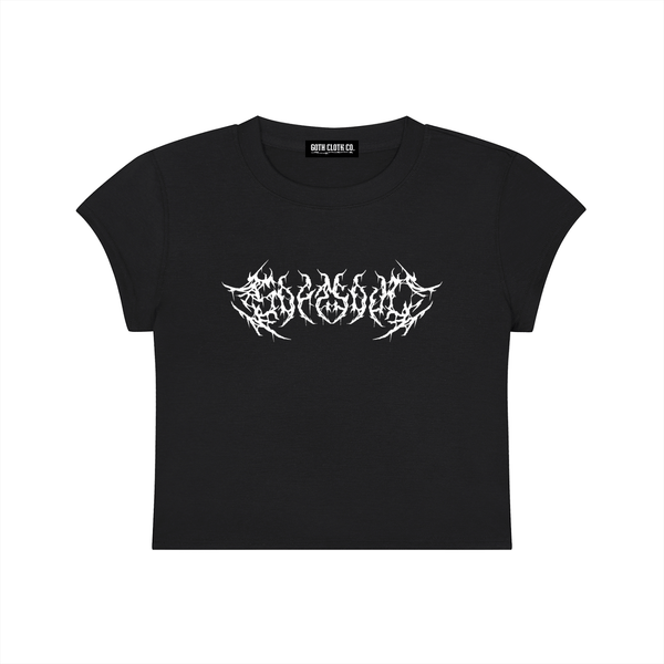 Soft Soul Metal Font Baby Tee - Goth Cloth Co.260422PODAA6169001