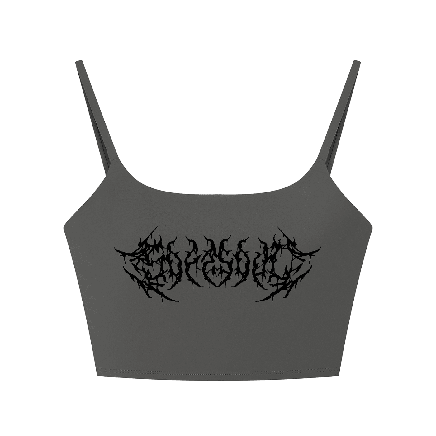 Soft Soul Metal Font Sports Bra - Goth Cloth Co.260709PODAC1305005