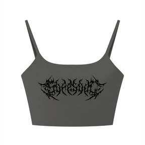 Soft Soul Metal Font Sports Bra - Goth Cloth Co.260709PODAC1305005
