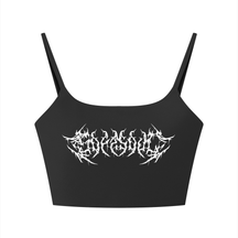 Soft Soul Metal Font Sports Bra - Goth Cloth Co.260709PODAC1316001