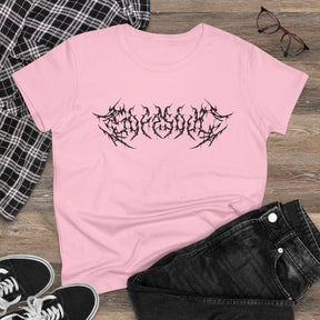Soft Soul Metal Font Women's Baby Tee - Goth Cloth Co.T-Shirt12248203201283240375