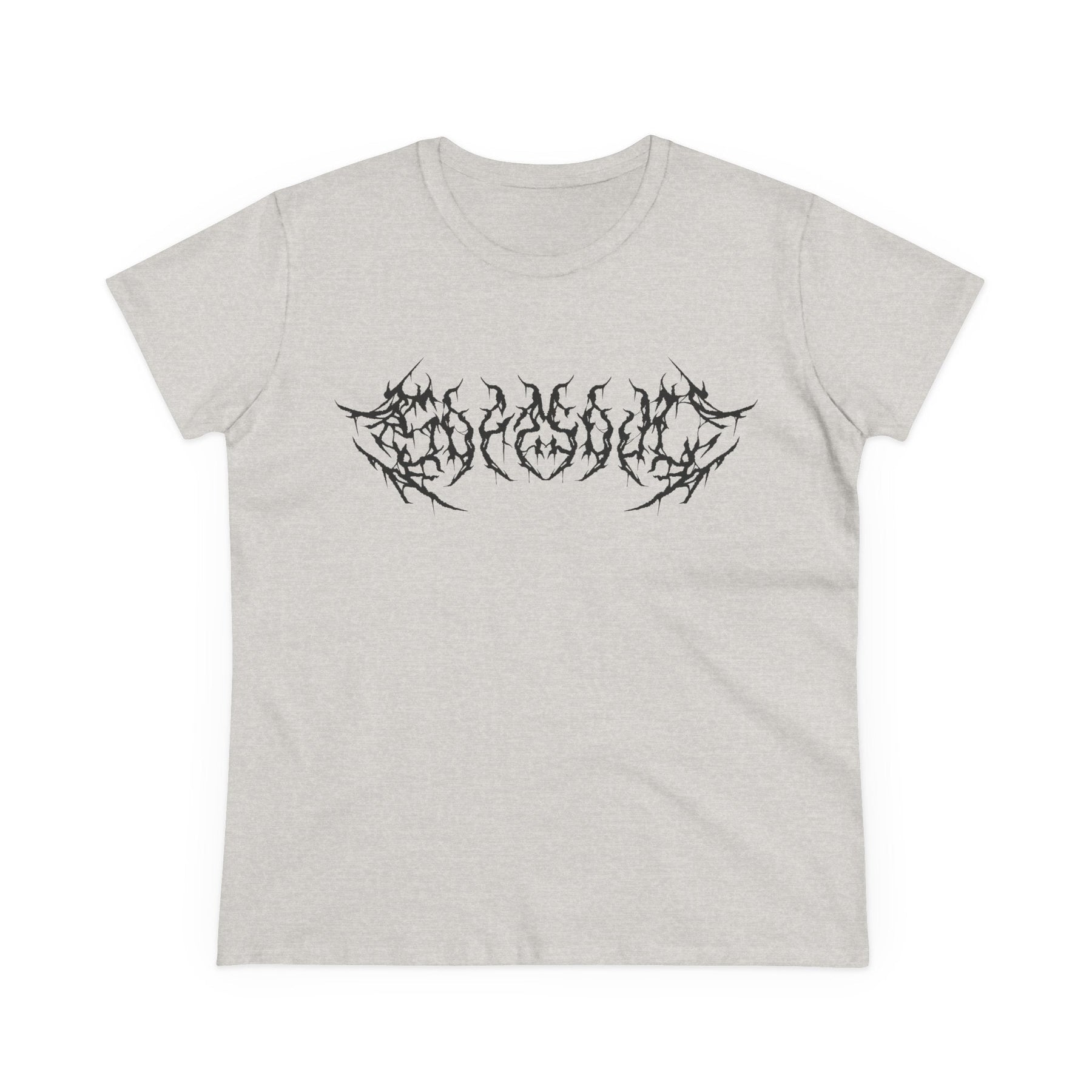 Soft Soul Metal Font Women's Baby Tee - Goth Cloth Co.T-Shirt12900818394406221685