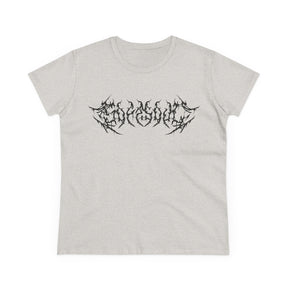 Soft Soul Metal Font Women's Baby Tee - Goth Cloth Co.T-Shirt12900818394406221685