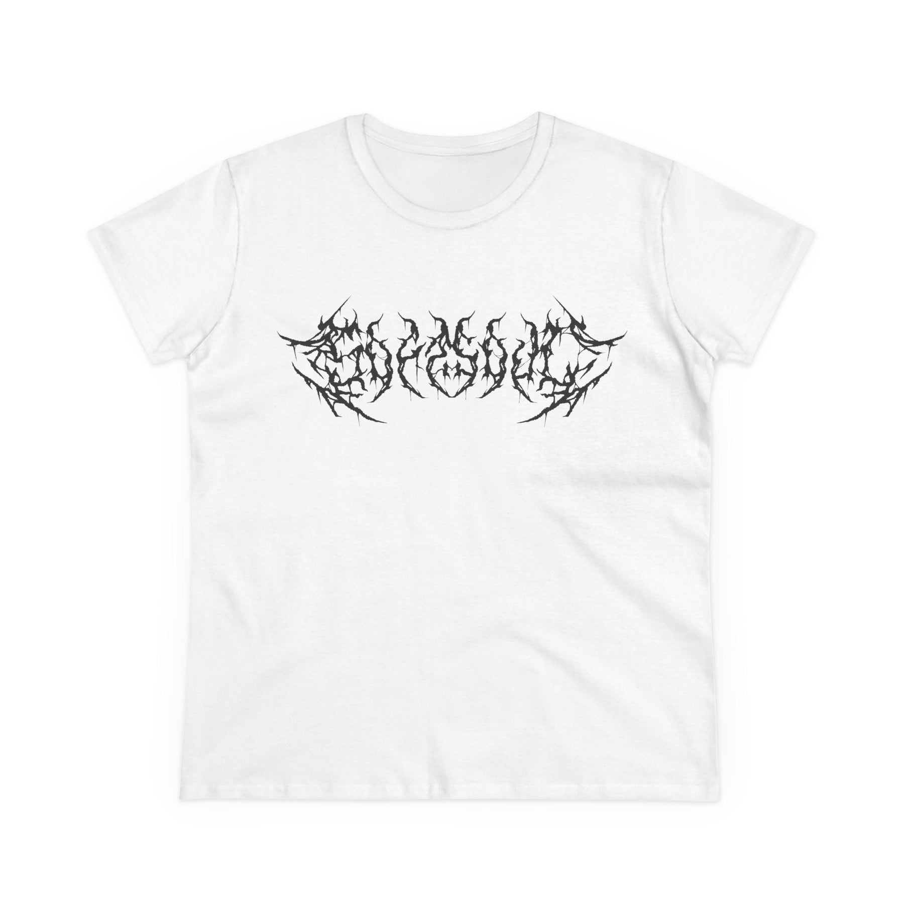 Soft Soul Metal Font Women's Baby Tee - Goth Cloth Co.T-Shirt12900818394406221685
