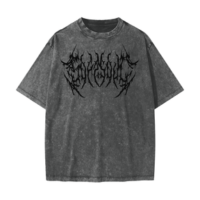 Soft Soul Snow Washed T-Shirt - Goth Cloth Co.260128PODPQ1606025