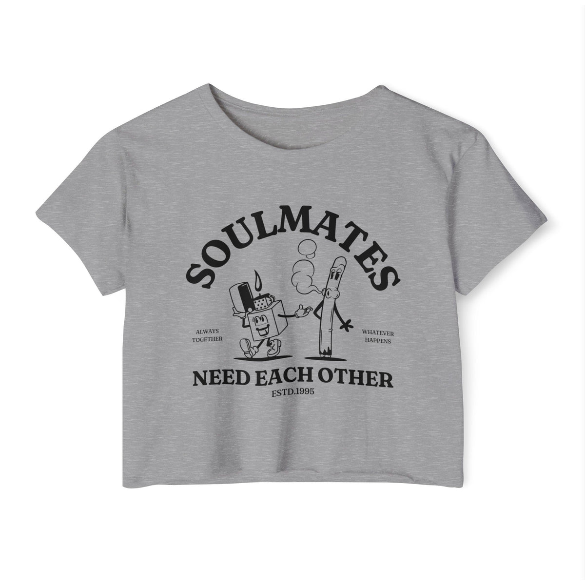 Soulmates Women's Crop Top - Goth Cloth Co.T - Shirt20305202816073124713