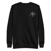 Spider Skull Embroidered Sweatshirt - Goth Cloth Co.2913531_11254