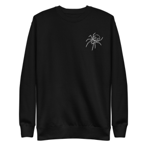 Spider Skull Embroidered Sweatshirt - Goth Cloth Co.2913531_11254