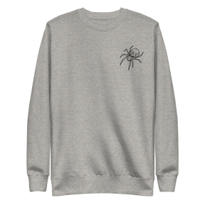 Spider Skull Embroidered Sweatshirt - Goth Cloth Co.9888291_11244