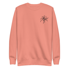 Spider Skull Embroidered Sweatshirt - Goth Cloth Co.9888291_13863