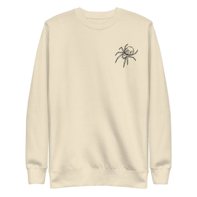 Spider Skull Embroidered Sweatshirt - Goth Cloth Co.9888291_20357