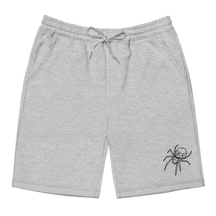 Spider Skull Fleece Shorts - Goth Cloth Co.7072547_12449