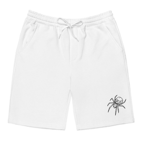 Spider Skull Fleece Shorts - Goth Cloth Co.7072547_12454