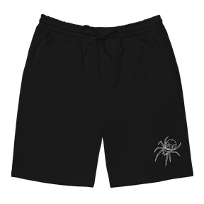 Spider Skull Fleece Shorts - Goth Cloth Co.7324067_12444