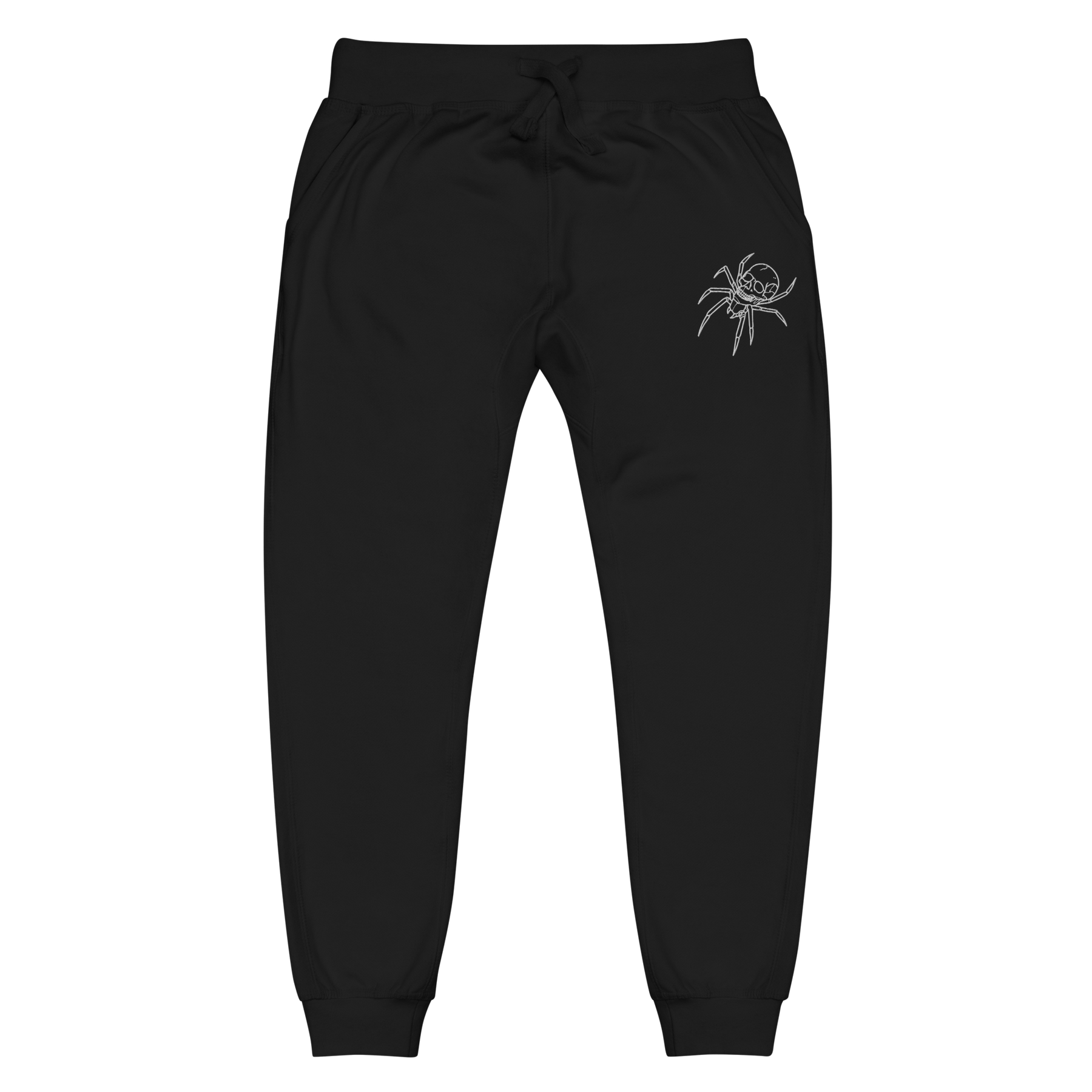 Spider Skull Fleece Sweatpants - Goth Cloth Co.3493717_11265