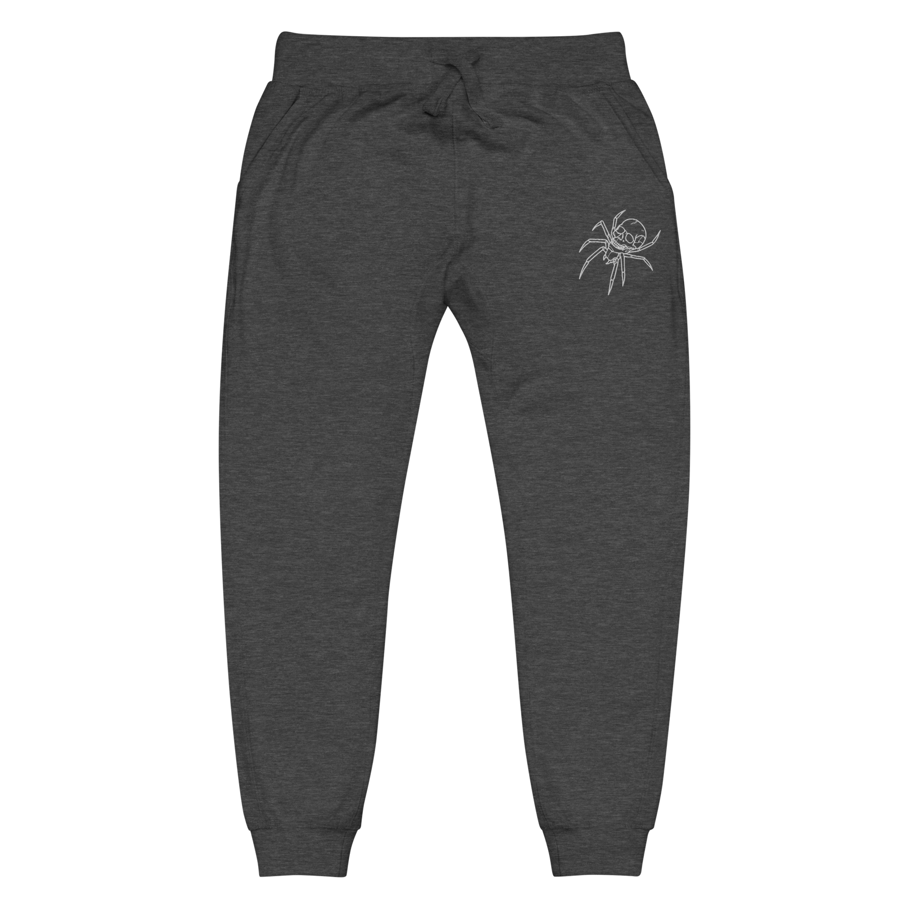 Spider Skull Fleece Sweatpants - Goth Cloth Co.3493717_11283