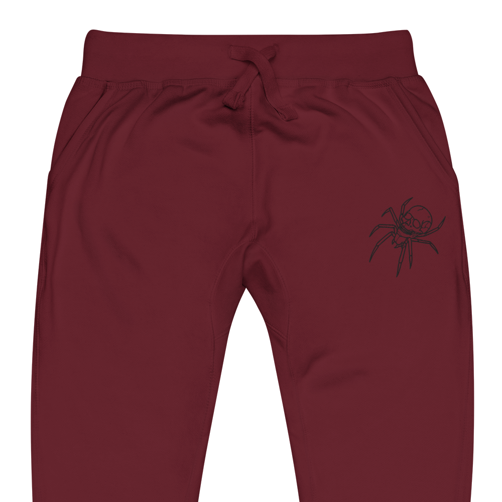 Spider Skull Fleece Sweatpants - Goth Cloth Co.3493717_11283