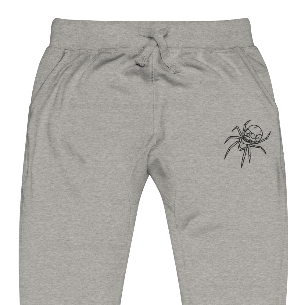 Spider Skull Fleece Sweatpants - Goth Cloth Co.9394943_13833