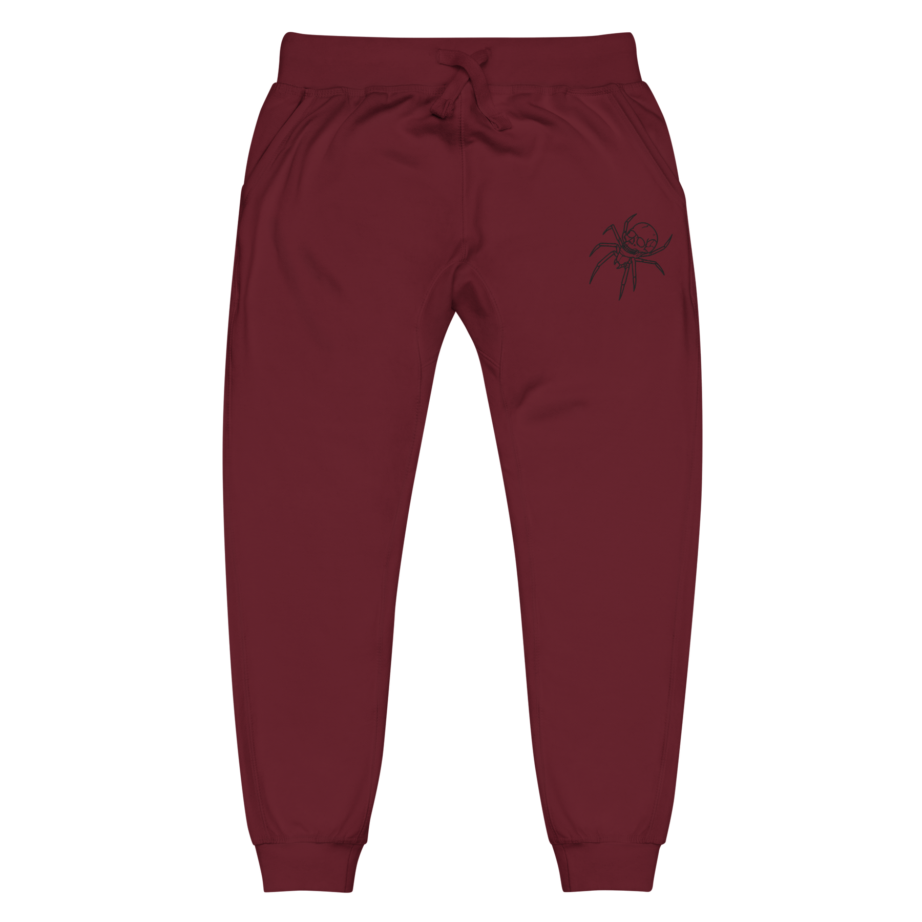 Spider Skull Fleece Sweatpants - Goth Cloth Co.9394943_13839