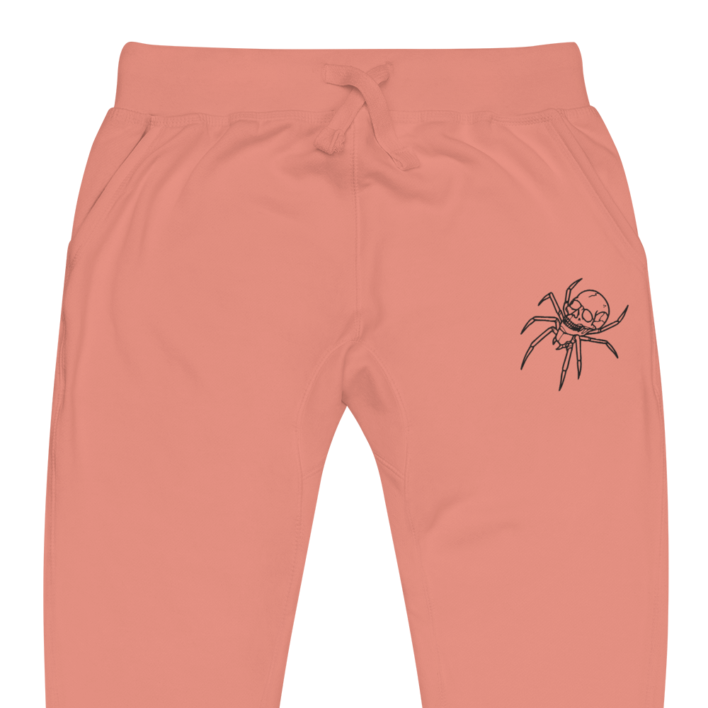 Spider Skull Fleece Sweatpants - Goth Cloth Co.9394943_13845