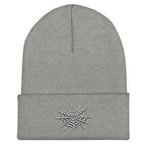 Spiderweb Heart Cuffed Beanie - Goth Cloth Co.8964551_8936