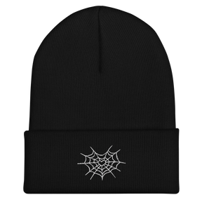 Spiderweb Heart Cuffed Beanie - Goth Cloth Co.8964551_8936