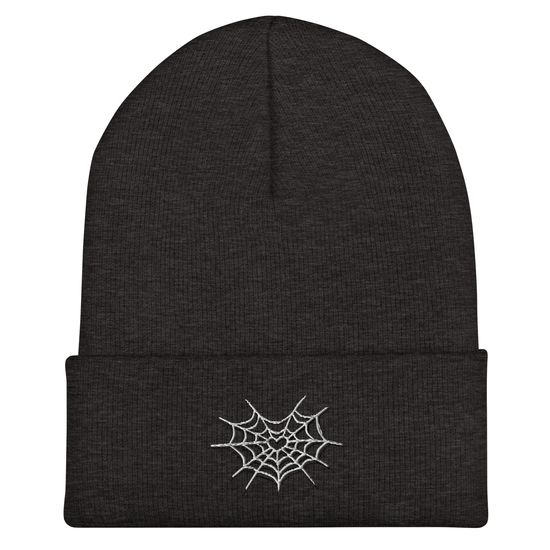 Spiderweb Heart Cuffed Beanie - Goth Cloth Co.8964551_8936