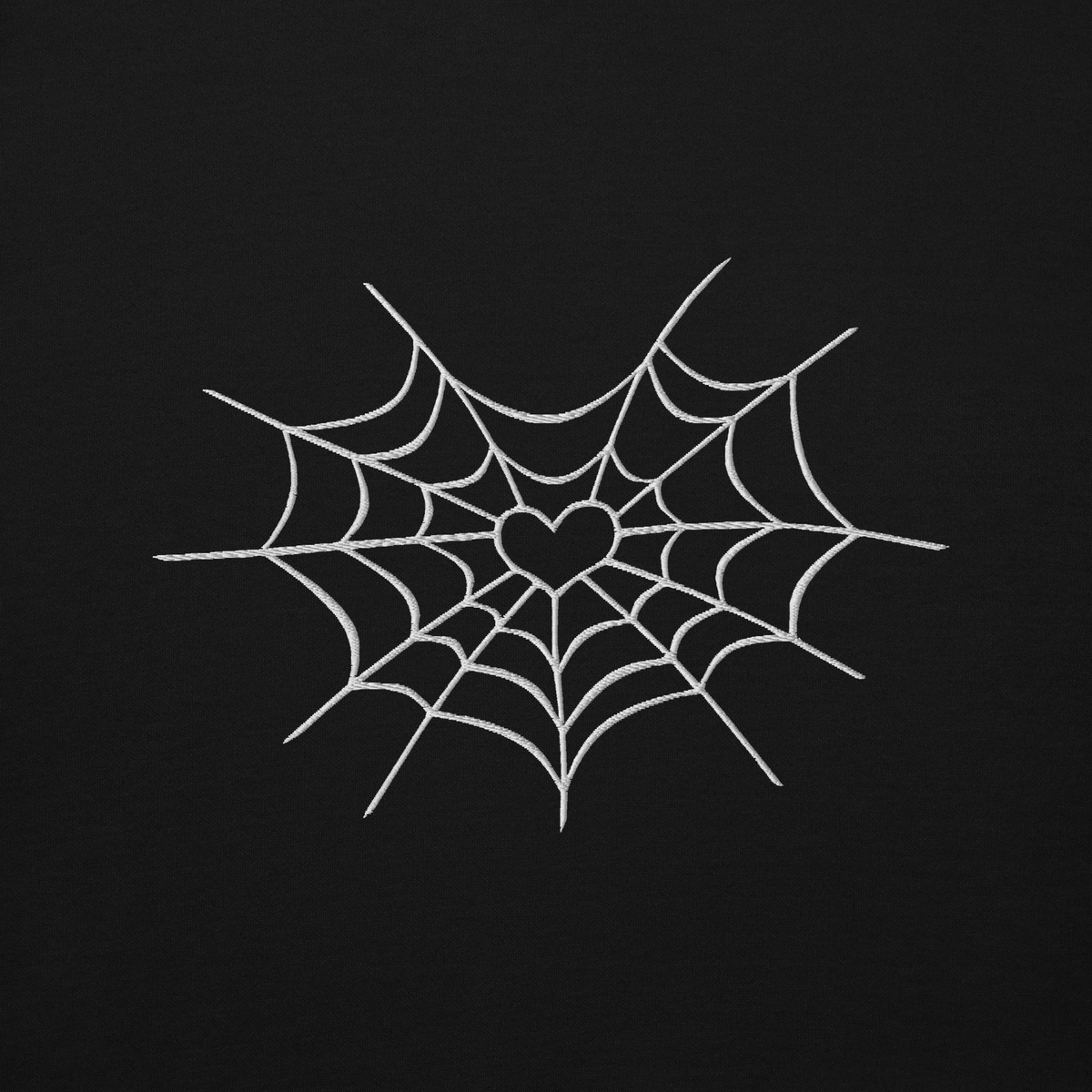 Spiderweb Heart Unisex Hoodie (READY TO SHIP) - Goth Cloth Co.18226764935593769799