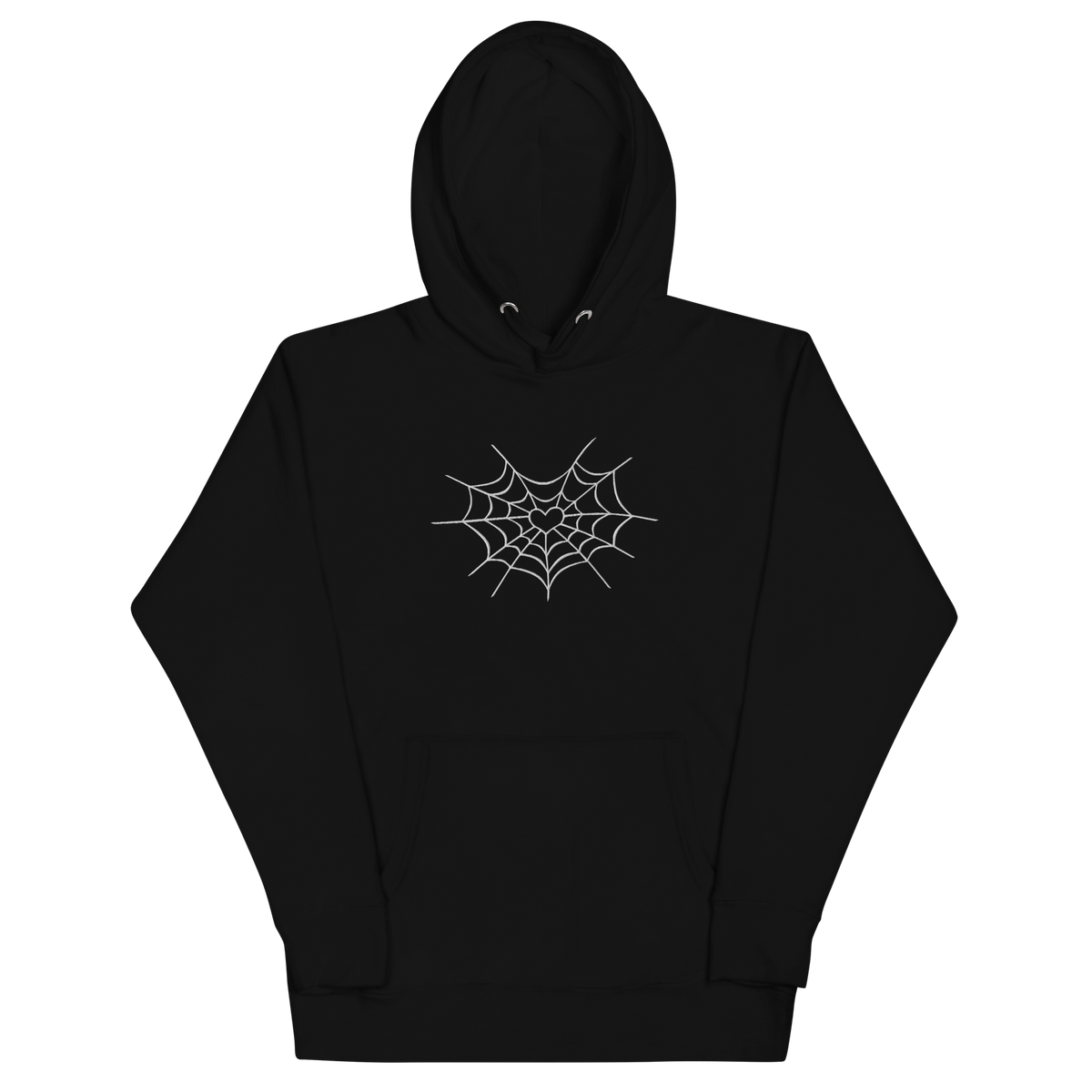 Spiderweb Heart Unisex Hoodie (READY TO SHIP) - Goth Cloth Co.18226764935593769799