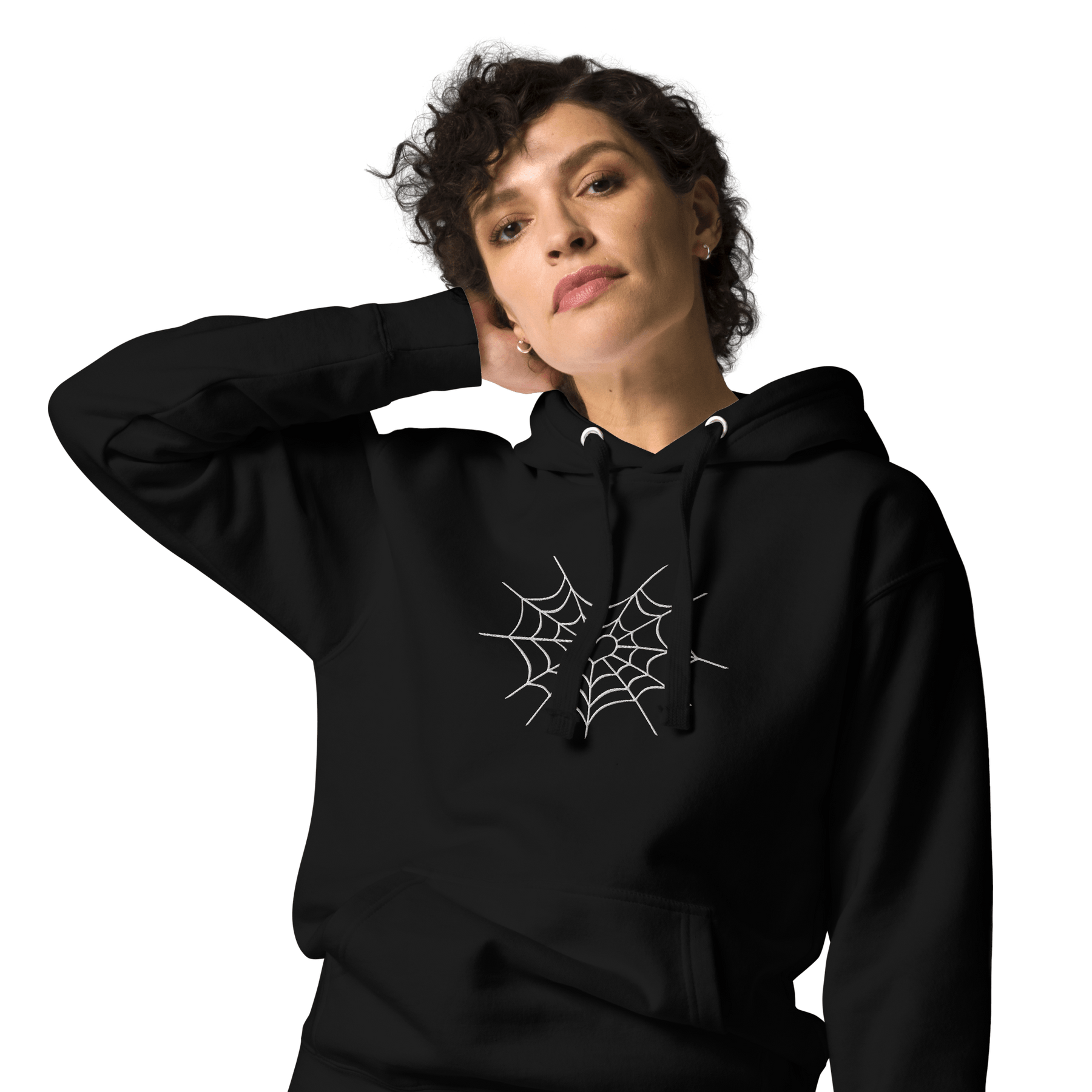 Spiderweb Heart Unisex Hoodie (READY TO SHIP) - Goth Cloth Co.18226764935593769799