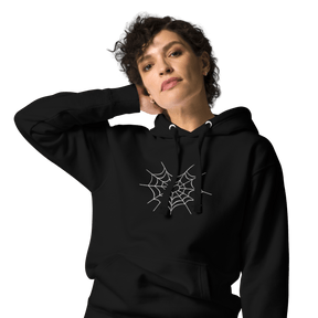 Spiderweb Heart Unisex Hoodie (READY TO SHIP) - Goth Cloth Co.18226764935593769799