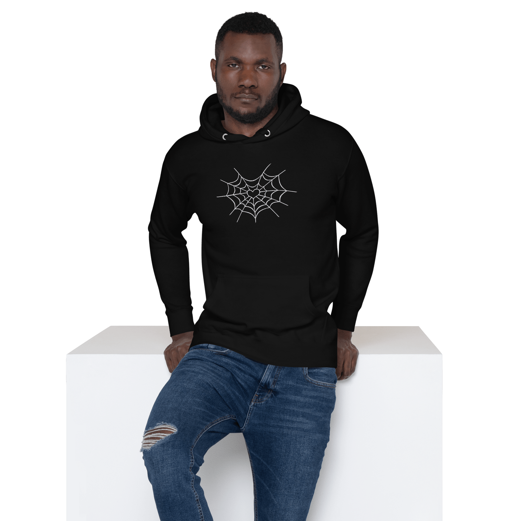 Spiderweb Heart Unisex Hoodie - Goth Cloth Co.7796123_10779