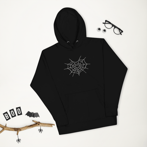 Spiderweb Heart Unisex Hoodie - Goth Cloth Co.7796123_10779