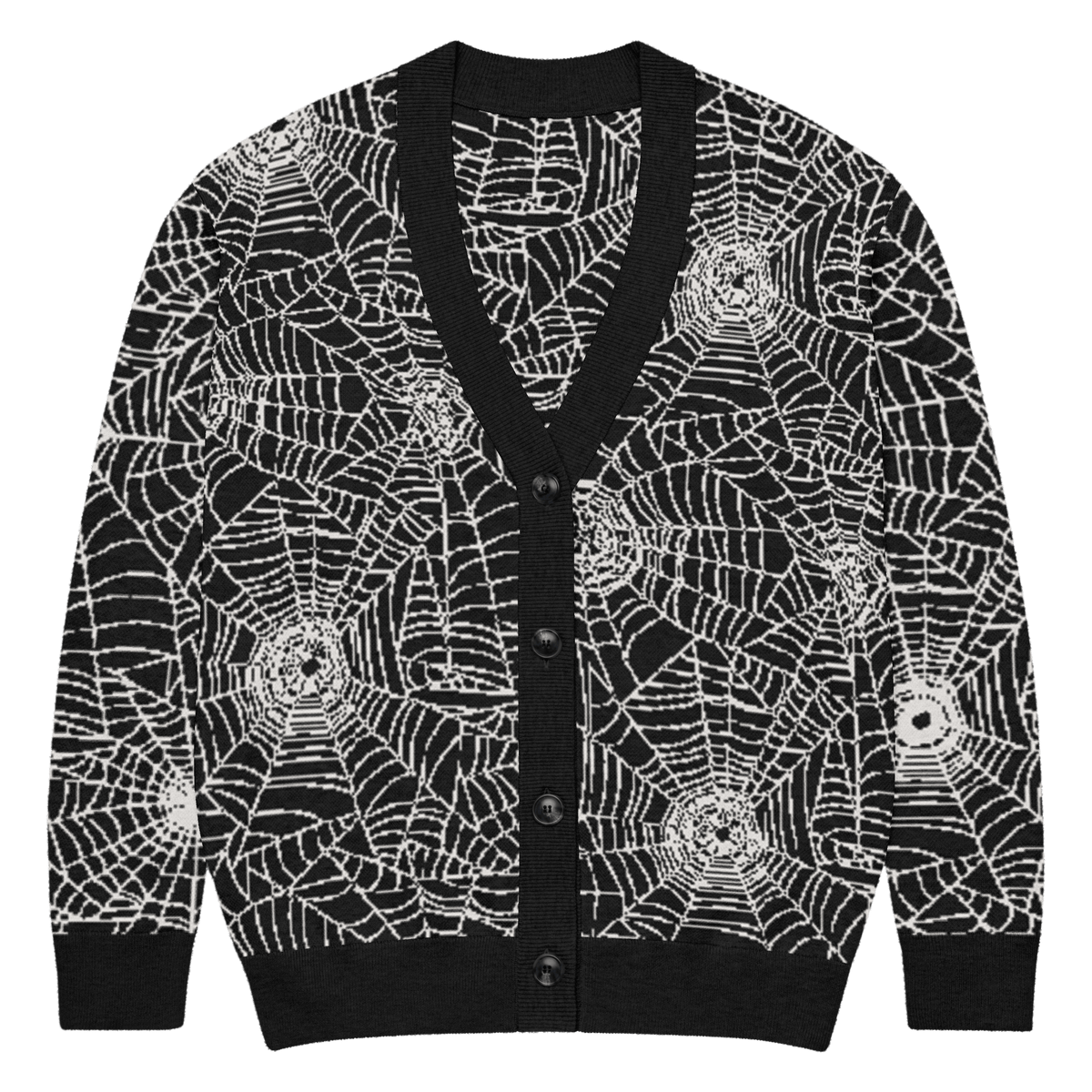Spiderweb Knit Cardigan (READY TO SHIP) - Goth Cloth Co.6718746_21033