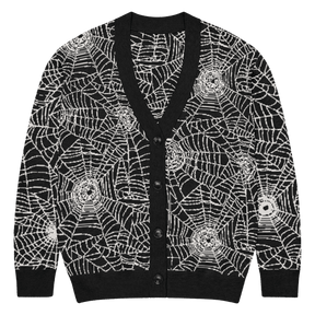 Spiderweb Knit Cardigan (READY TO SHIP) - Goth Cloth Co.6718746_21033