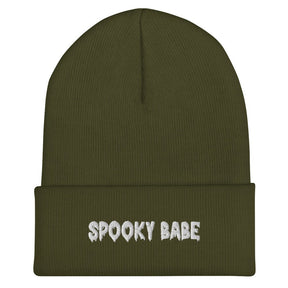 Spooky Babe Gothic Font Knit Beanie - Goth Cloth Co.2197628_17495