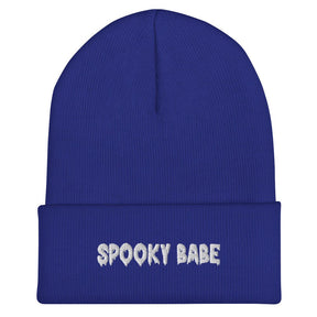 Spooky Babe Gothic Font Knit Beanie - Goth Cloth Co.2197628_17496