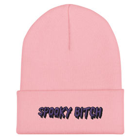 Spooky Bitch Gothic Knit Beanie - Goth Cloth Co.1081548_17494