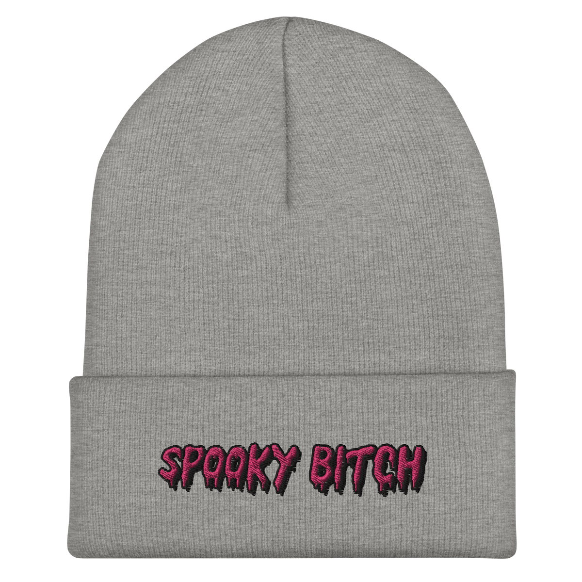 Spooky Bitch Gothic Knit Beanie - Goth Cloth Co.3006744_8937