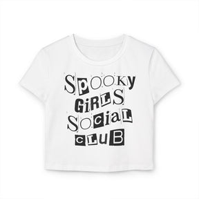 Spooky Girl Social Club Baby Tee - Goth Cloth Co.T-Shirt15966461695102242594