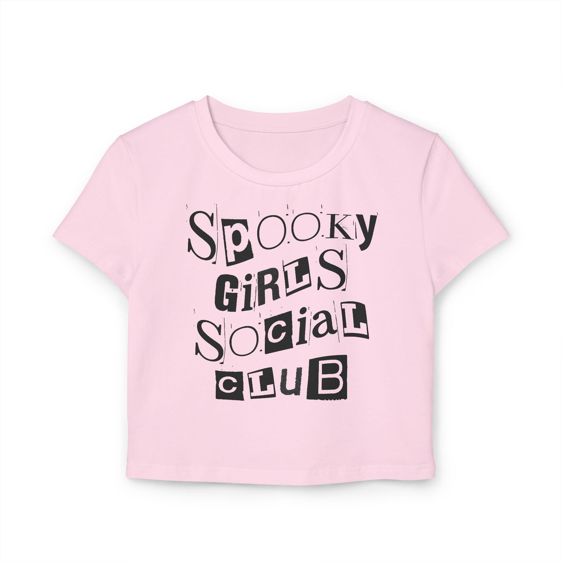 Spooky Girl Social Club Baby Tee - Goth Cloth Co.T-Shirt17310517278007278566