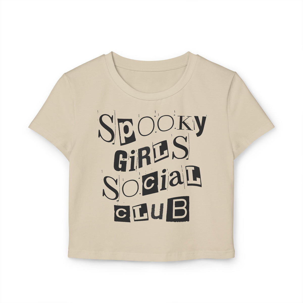 Spooky Girl Social Club Baby Tee - Goth Cloth Co.T-Shirt24815734893517353805